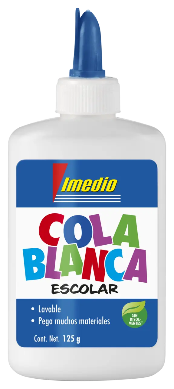 7001592-Article-pack-shot-front-straight-en-497-Imedio-125g-Spanish-ImedioColaBlancaEscolar125g